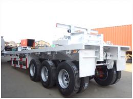 Flat bed Semi Trailer | sinotruk howo Flatbed Semi Trailer3