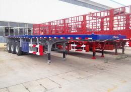 Flat bed Semi Trailer | sinotruk howo Flatbed Semi Trailer6